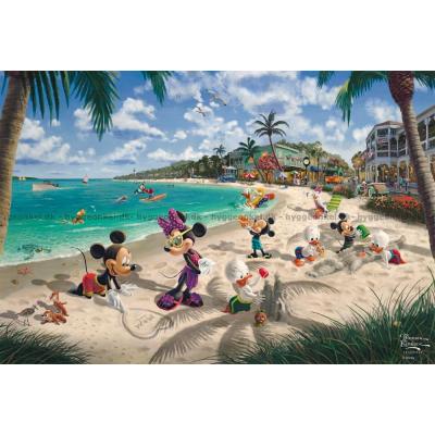 Billede af Disney: Kinkade - Mickey og Minnie i Florida, 200 brikker