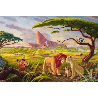 Billede af Disney: Kinkade - Løvernes konge, 200 brikker