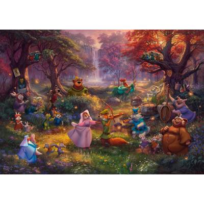 Billede af Disney: Kinkade - Robin Hood, 1000 brikker
