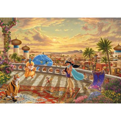 Billede af Disney: Kinkade - Aladdin - Jasmin, 1000 brikker