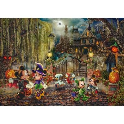 Billede af Disney: Kinkade - Mickey & Minnie Halloween, 1000 brikker