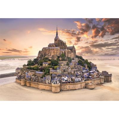 Billede af Frankrig: Mont Saint-Michel, 1500 brikker