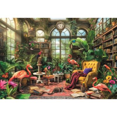 Billede af Orangeriet: Biblioteket, 1000 brikker