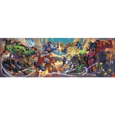 Billede af Marvel: Helte og skurke - Panorama, 1000 brikker