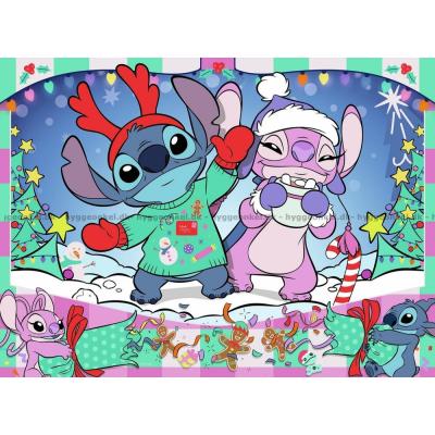 Billede af Disney: Stitch - Jul, 100 brikker