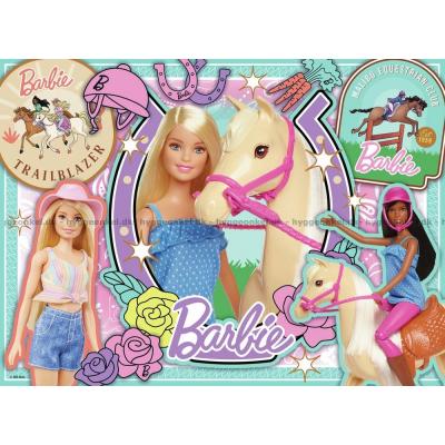 Billede af Barbie og hestene, 100 brikker