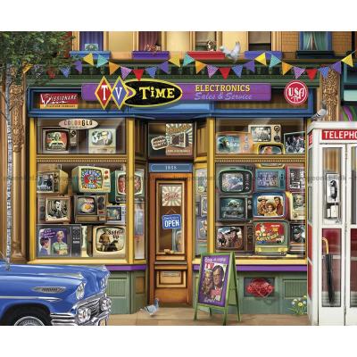 Billede af TV-butikken, 1000 brikker