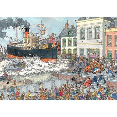 Billede af Julemandens ankomst, 1000 brikker