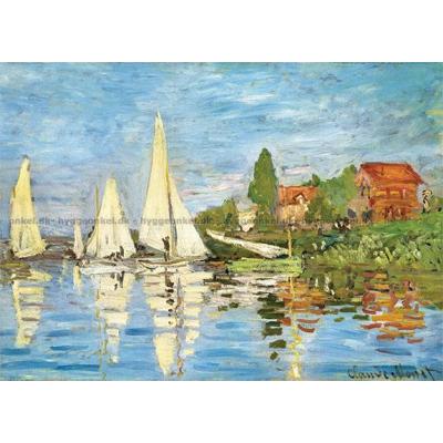 Billede af Monet: Regatta ved Argenteuil, 1000 brikker