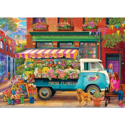Billede af VW: Den mobile blomsterbutik, 1000 brikker