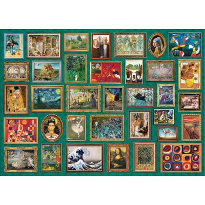 Billede af Kunst væggen, 2000 brikker