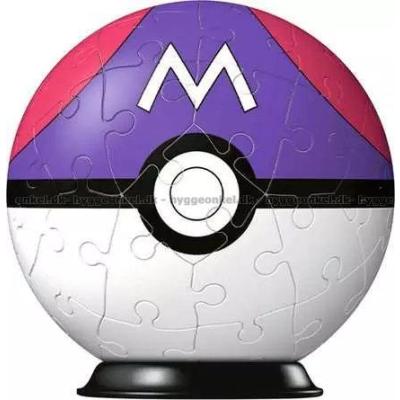 Billede af 3D: Pokemon Pokeballs - Masterball, 54 brikker