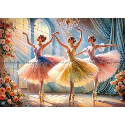 Billede af 3 ballerinaer, 1000 brikker