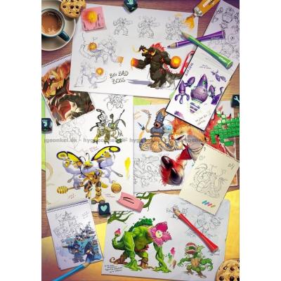 Billede af King of Tokyo: Monstre, 1000 brikker