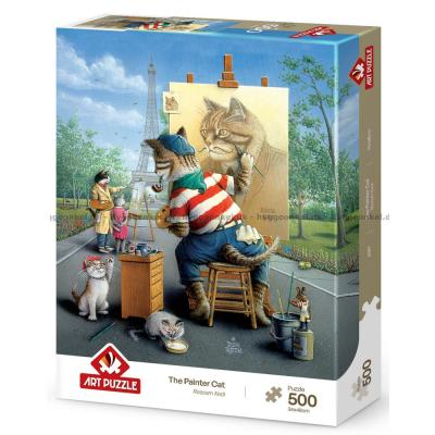 Kattens dygtig maler, 500 brikker