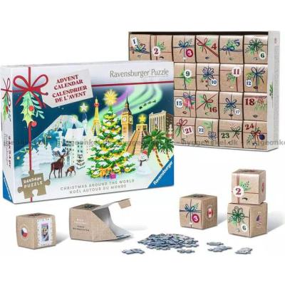 Billede af Julekalender: Verden rundt, 24x54 brikker