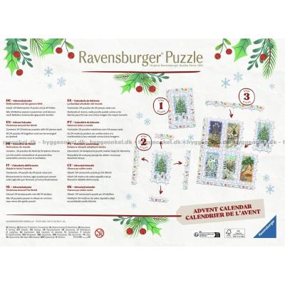 Billede af Julekalender: Verden rundt, 24x54 brikker