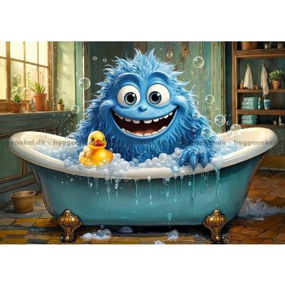 Billede af Monster badeglæde, 1000 brikker
