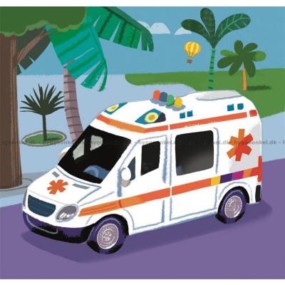 Billede af Politik, ambulance og brandbil, 3x48 brikker
