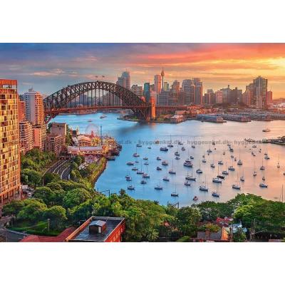 Billede af Havnen i Sydney, 1000 brikker