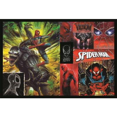 Billede af Marvel: Spider-Man og Venom, 2x200 brikker