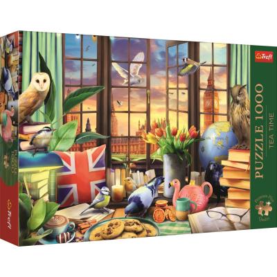 Te og tulipaner i London, 1000 brikker