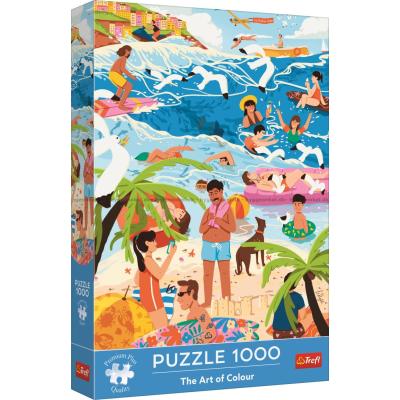 Farverige steder: Stranden, 1000 brikker