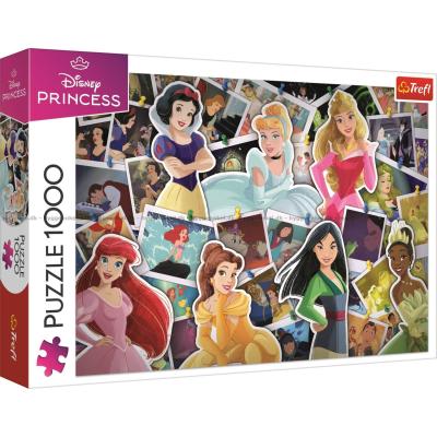 Disney prinsesser: Magiske minder på væggen, 1000 brikker