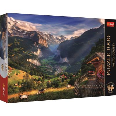 Schweiz: Lauterbrunnen, 1000 brikker