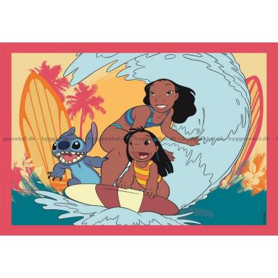 Billede af Disney: Stitch, 4 i 1, 12 brikker