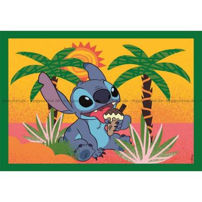 Billede af Disney: Stitch, 4 i 1, 12 brikker