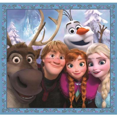 Billede af Disney: Frost, 3x48 brikker