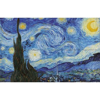 Billede af Van Gogh: Stjernenatten - Miniature, 1000 brikker
