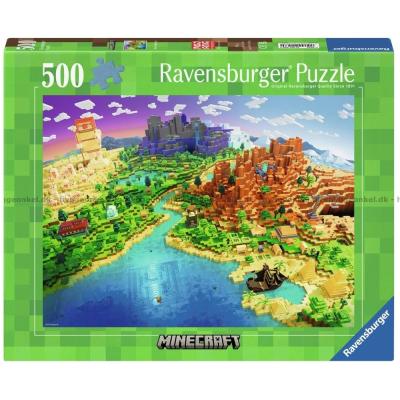 Minecrafts verden, 500 brikker