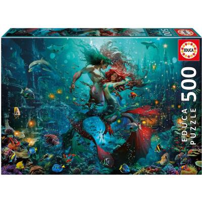 Zigic: Atlantis - Eventyrbyen under bølgerne, 500 brikker