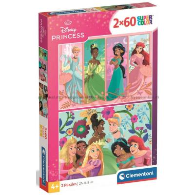 Disney prinsesser, 2x60, 60 brikker