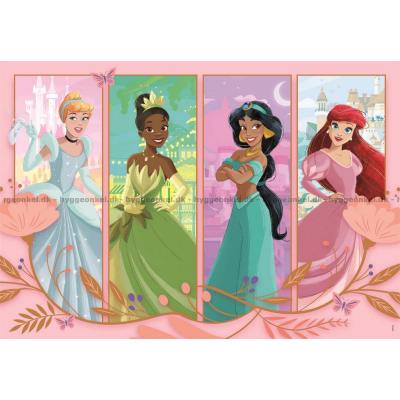 Billede af Disney prinsesser, 2x60 brikker