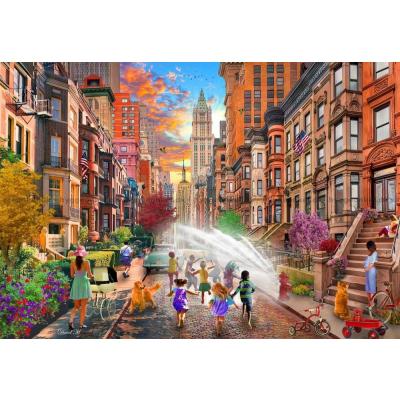 Billede af Maclean: Sommerdag i New York, 1000 brikker