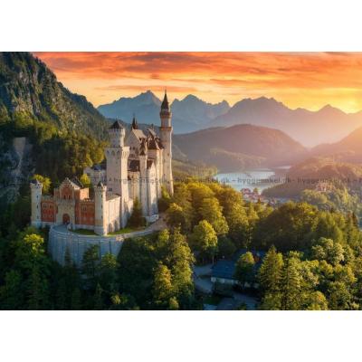 Tyskland: Neuschwanstein , 500 brikker