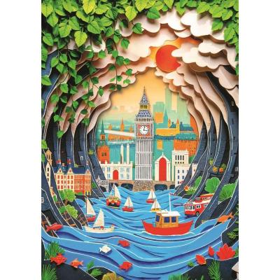 Billede af Papir: London, 1000 brikker