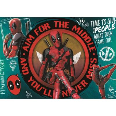 Billede af Marvel: Deadpool, 1000 brikker