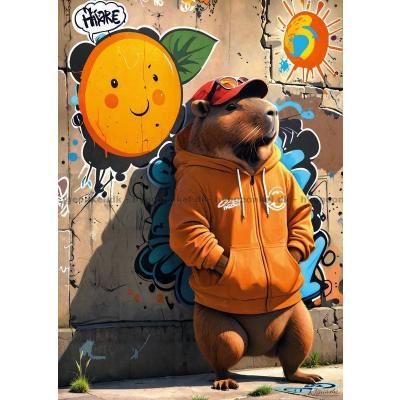 Billede af Grafittidyr med attitude, 500 brikker