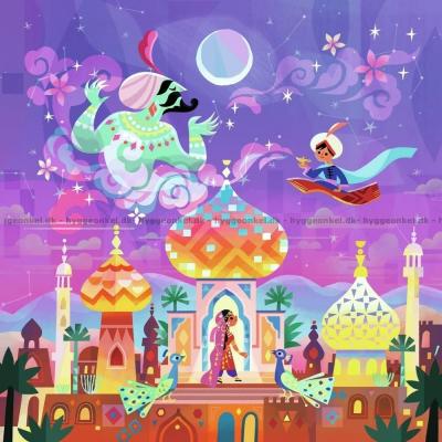 Billede af Eventyr fra hele verden: Aladdin og den vidunderlige lampe, 64 brikker