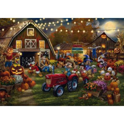 Billede af Disney: Kinkade - Mickey og Minnie holder efterårsfest, 1000 brikker