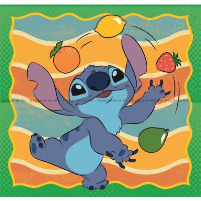 Billede af Disney: Stitch - Gode venner, 3x48 brikker