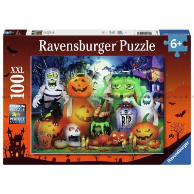 Halloween med grin og gru, 100 brikker