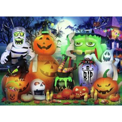 Billede af Halloween med grin og gru, 100 brikker