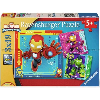 Marvel: Iron Man og Hulk, 3x49 brikker