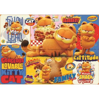 Billede af Garfield med charme og lasagne, 1000 brikker