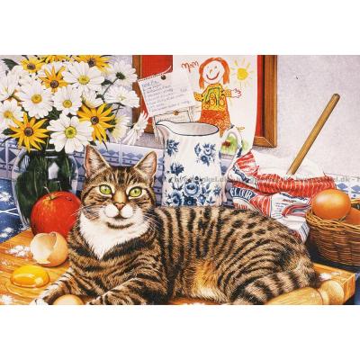Billede af Tristram: Bagetid med katten, 500 brikker